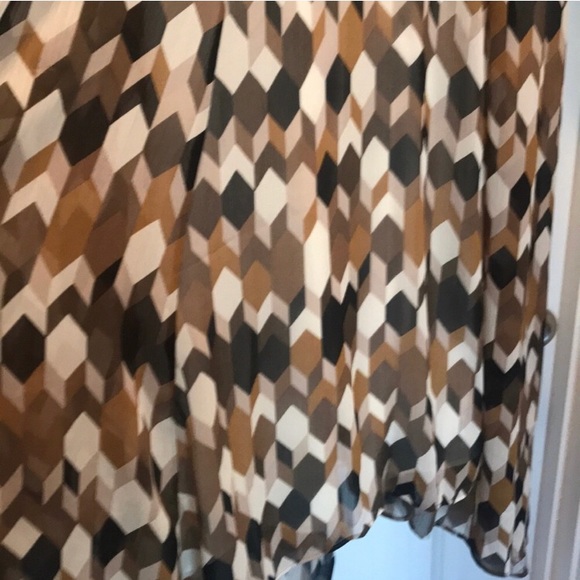 Banana Republic Geo Pattern Peasant Dress - Picture 7 of 11